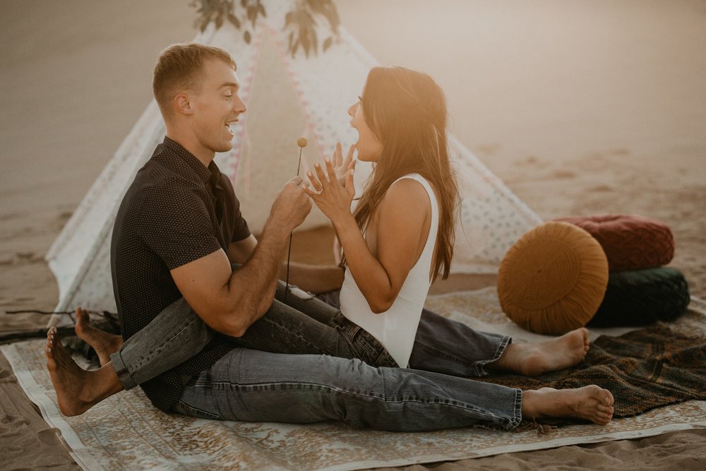 Jocelyn + Tim | Glamis Sand Dunes Engagement Session | San Diego Engagement Photographer