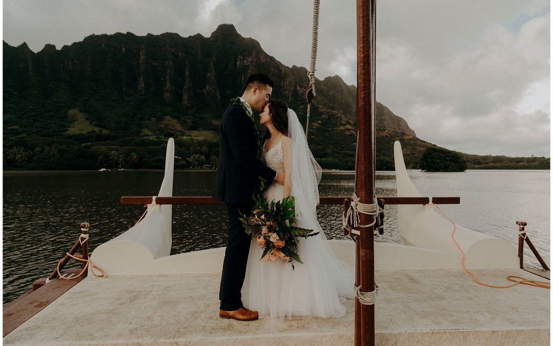 Kualoa Ranch Wedding at Secret Island