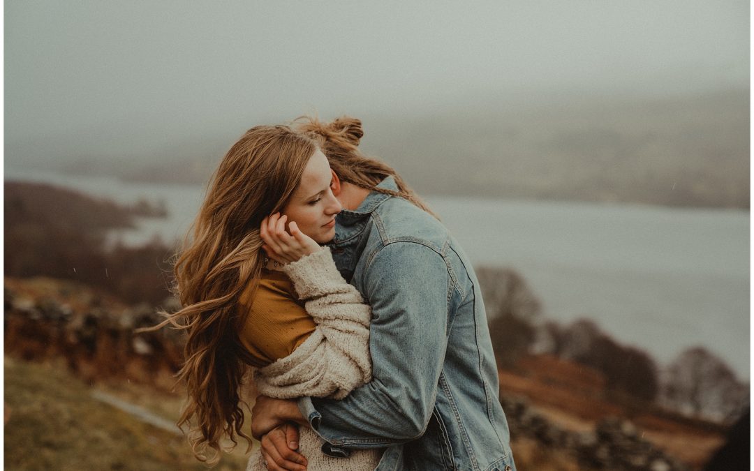 Lovers in the Scottish Highlands